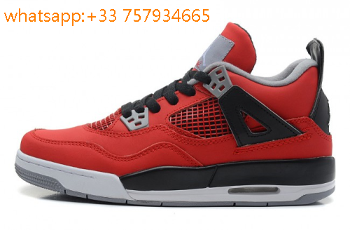 homme air jodan 4 rouge,Femme Homme Nike Air Jordan 4 Retro Rouge -  www.uso-athis-